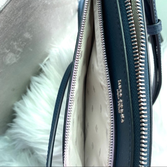 Kate Spade Cameron Lavender & Navy Blue Crossbody - Picture 6 of 7